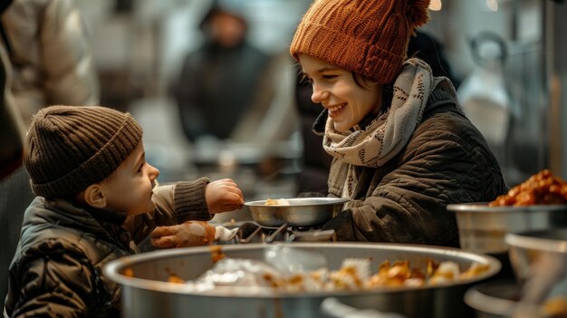 woman-child-are-eating-food-together_1274269-152349